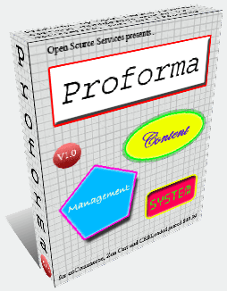 osCommerce Content Management - Proforma screenshot